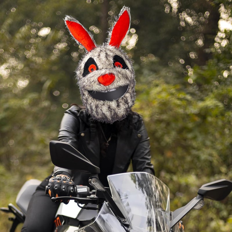 Omoojee Store Motorcycle Helmet Cover, Funny Helmet Decoration, Fun Rides and Gifts(Plush Animal) - Image 3